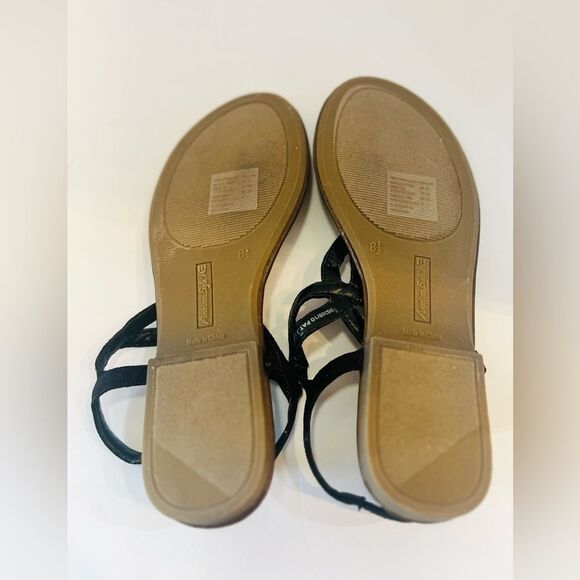 American Eagle Women’s Size 8.5 Black/Brown Sandals with Studded Design - Picture 8 of 8
